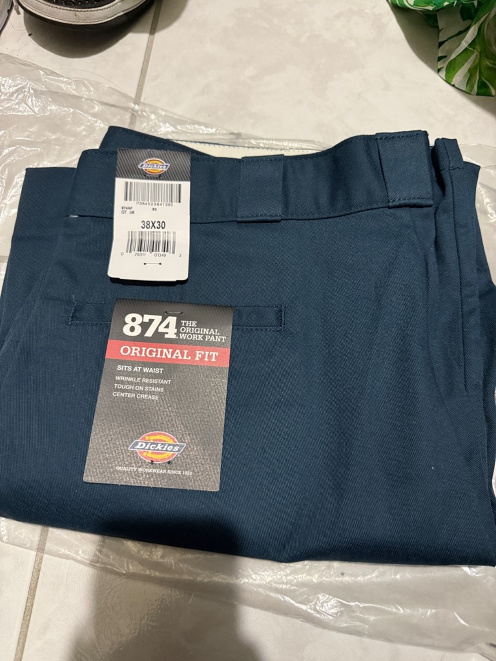 Dickies Navy Blue 874 Original Fit Work Pants
